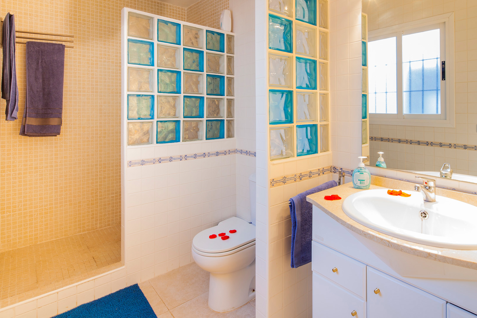 Bathroom with a shower